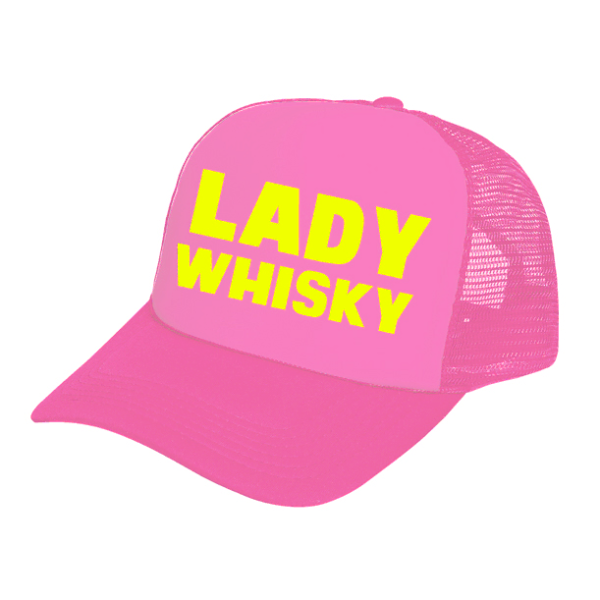 Gorra Neón Personalizada con Frase Lady whisky - BodaGorra Monterrey