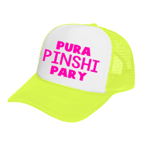 Gorra Neón Personalizada con Frase Pura Pinshi Pary - BodaGorra Monterrey